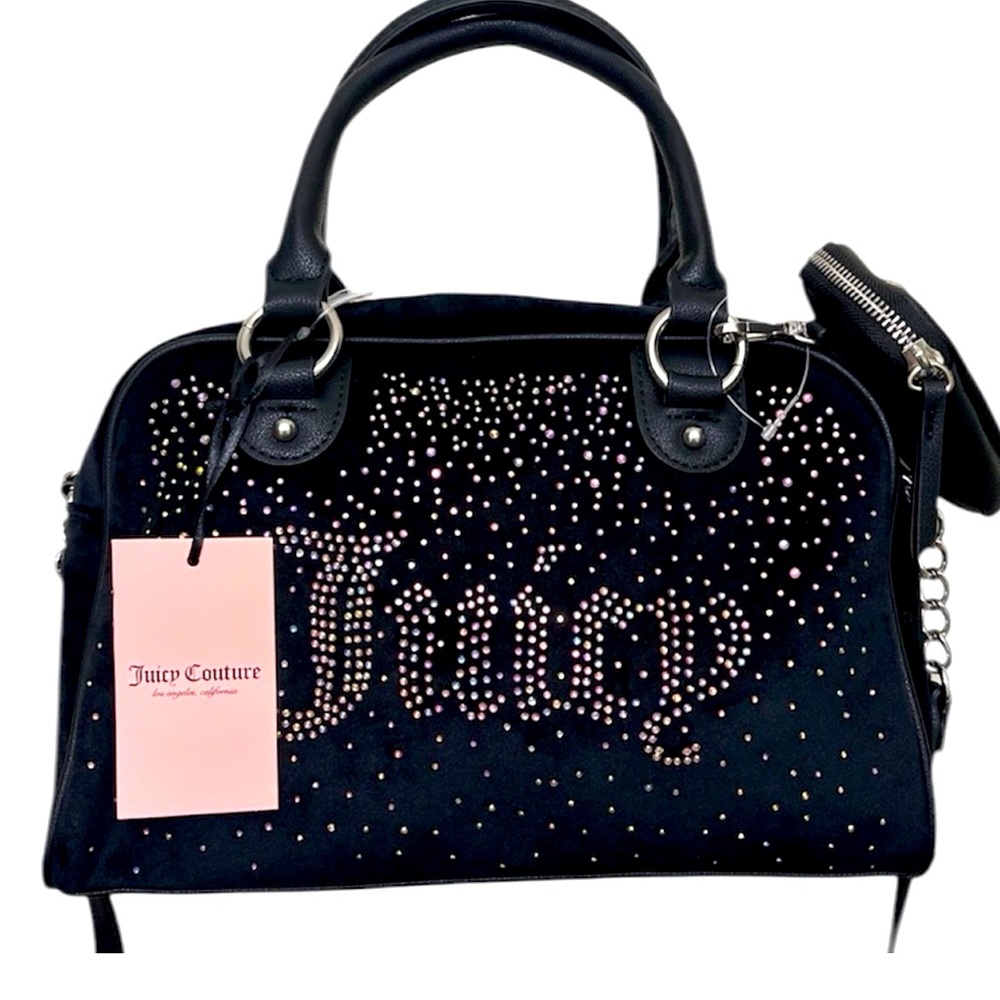 🖤🖤NWT Juicy Couture Let It Shine Liquorice Bowler Bag $79🖤🖤